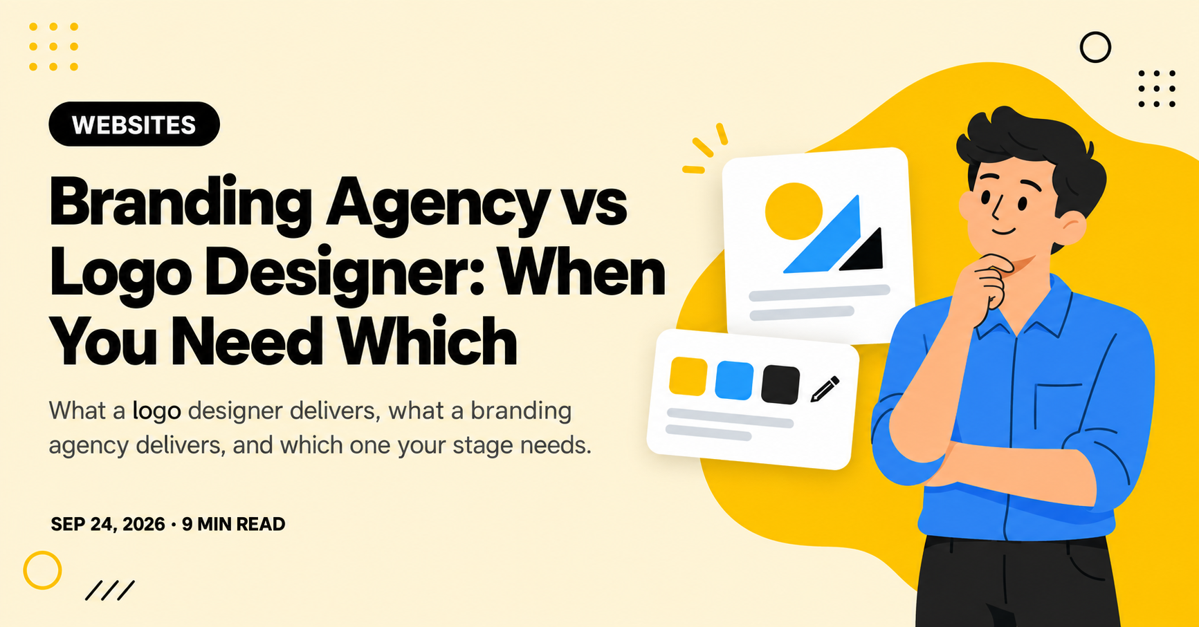 Branding Agency vs Logo Designer: When You Need Which