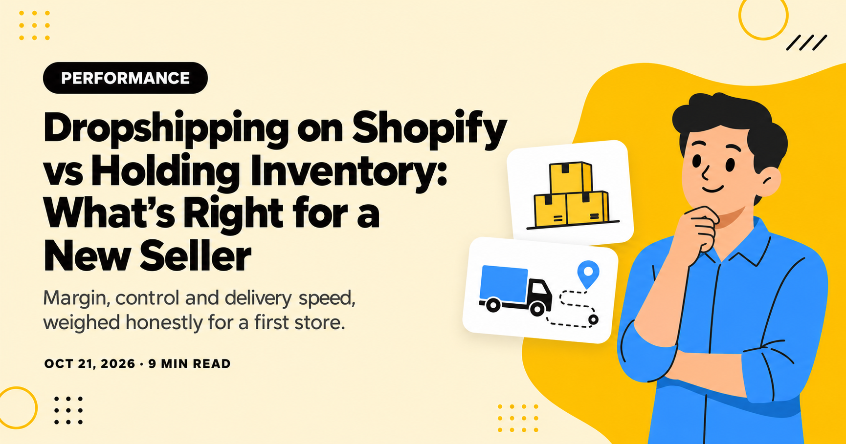 Dropshipping on Shopify vs Holding Inventory: What's Right for a New Seller