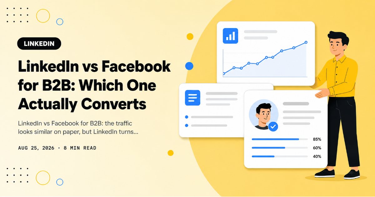 LinkedIn vs Facebook for B2B: Which One Actually Converts