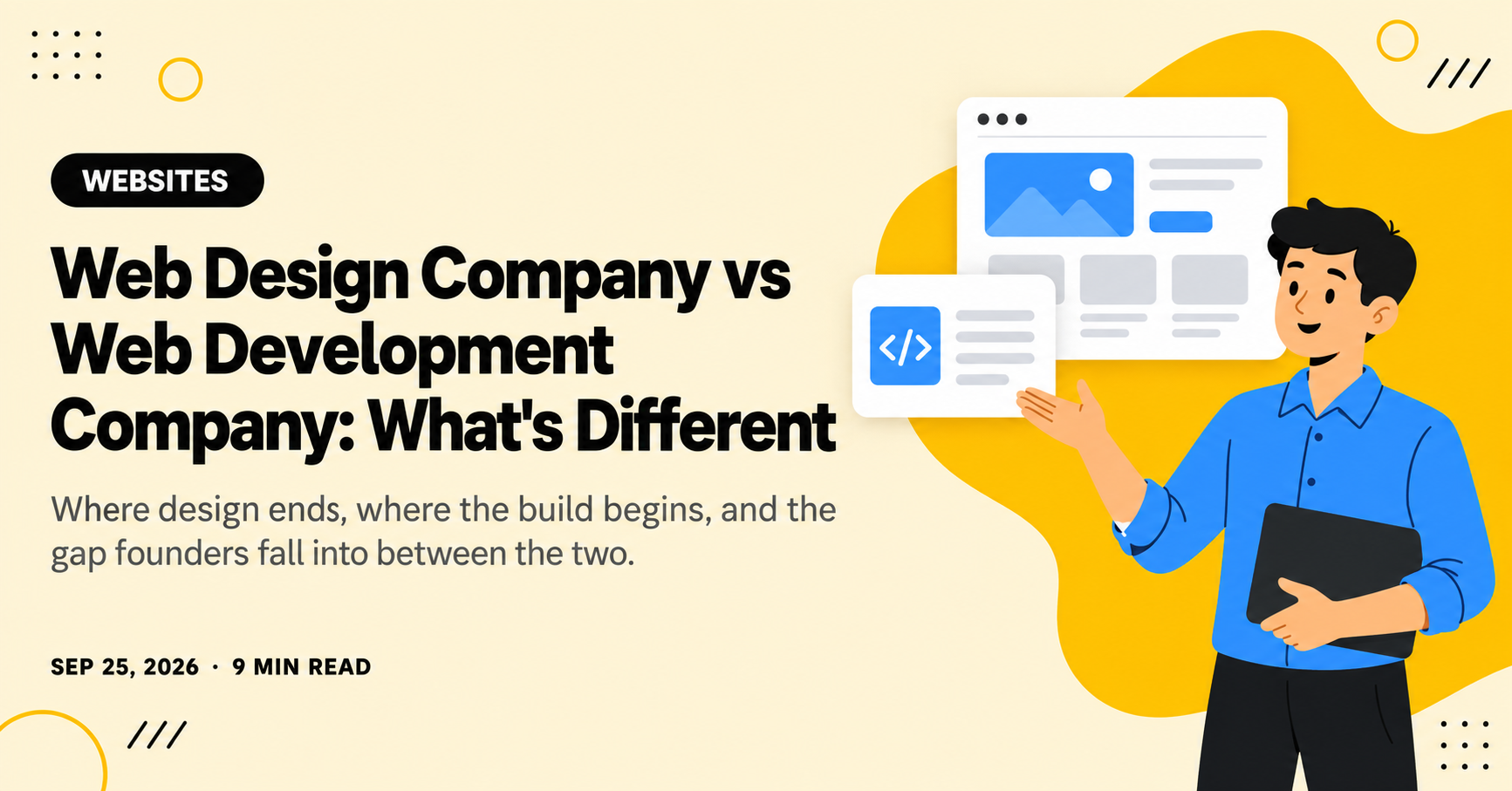 Web Design Company vs Web Development Company: What's Different